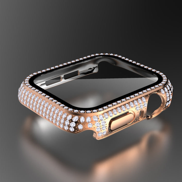 Diamond PC + Tempered Glass Watch Case For Apple Watch Series 3&2&1 42mm