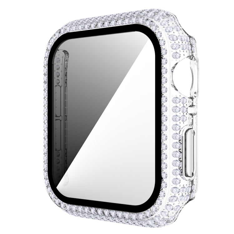 Diamond PC + Tempered Glass Watch Case For Apple Watch Series 3&2&1 42mm