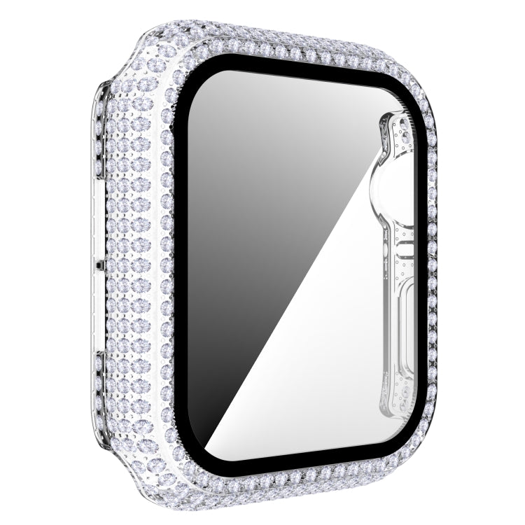 Diamond PC + Tempered Glass Watch Case For Apple Watch Series 3&2&1 42mm
