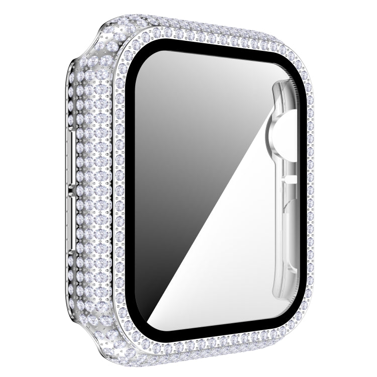 Diamond PC + Tempered Glass Watch Case For Apple Watch Series 3&2&1 42mm