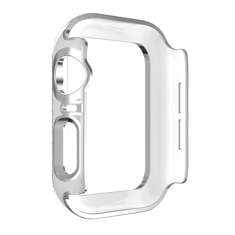 Double-Row Diamond Two-color Electroplating PC Watch Case For Apple Watch Series 3&2&1 38mm