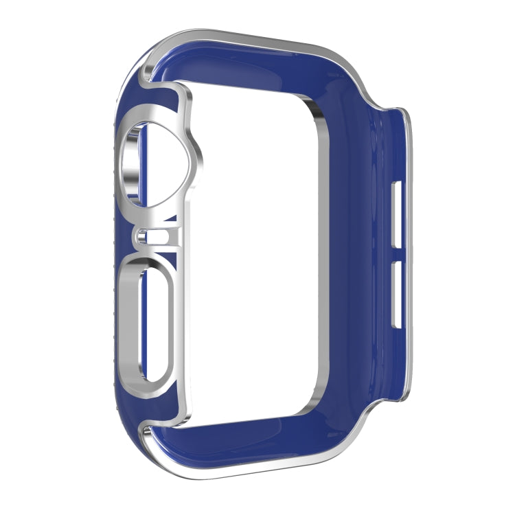 Double-Row Diamond Two-color Electroplating PC Watch Case For Apple Watch Series 3&2&1 38mm