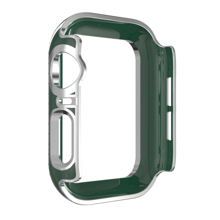 Double-Row Diamond Two-color Electroplating PC Watch Case For Apple Watch Series 3&2&1 38mm