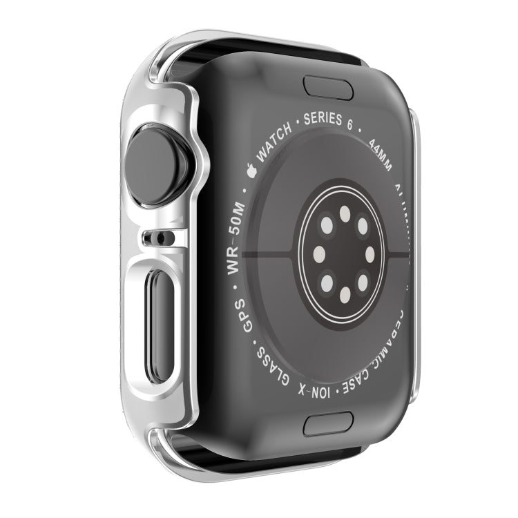 Double-Row Diamond Two-color Electroplating PC Watch Case For Apple Watch Series 3&2&1 42mm
