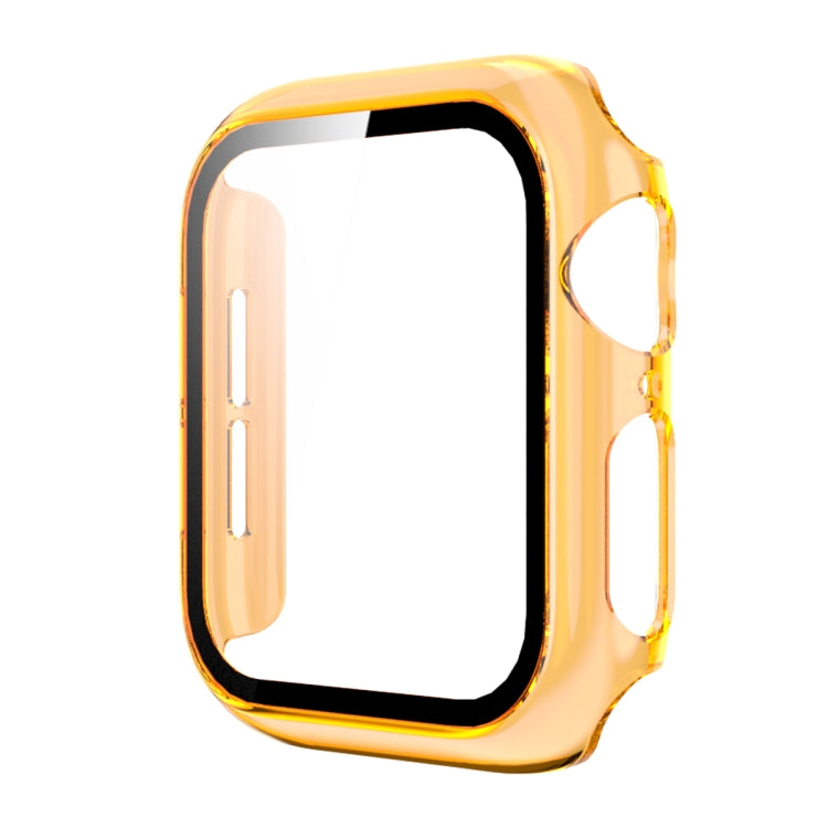 Translucent PC+Tempered Glass Watch Case For Apple Watch Series 3&2&1 38mm