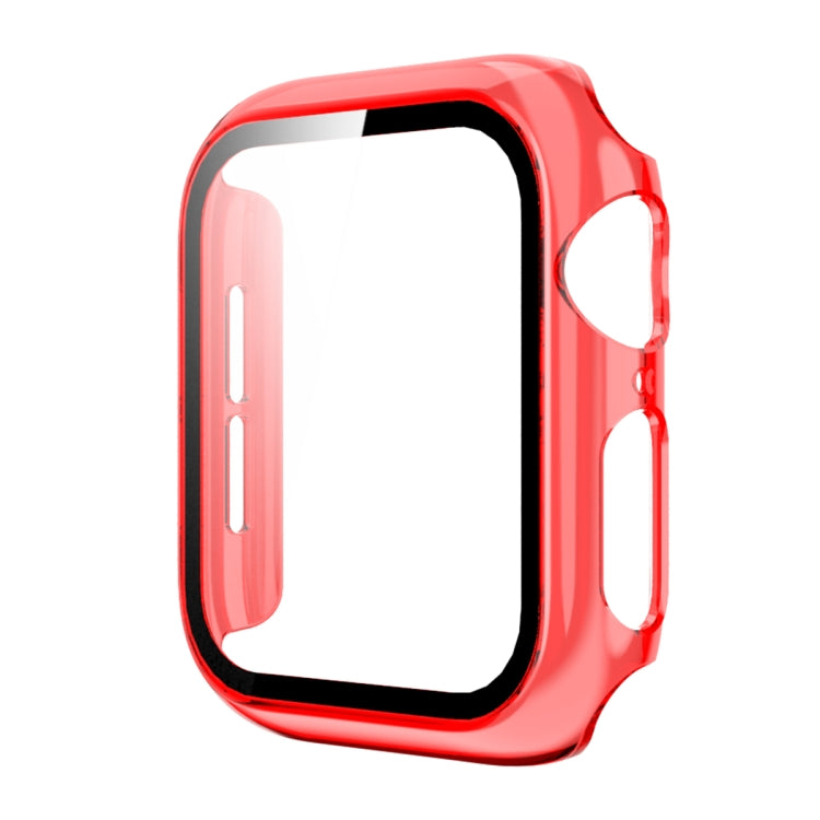 Translucent PC+Tempered Glass Watch Case For Apple Watch Series 3&2&1 38mm