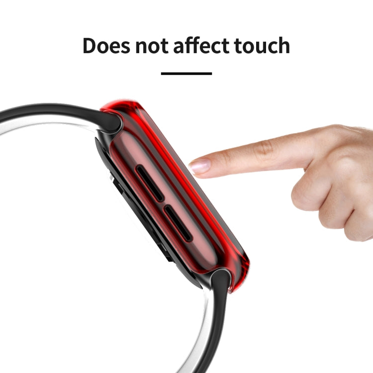 Translucent PC+Tempered Glass Watch Case For Apple Watch Series 3&2&1 38mm