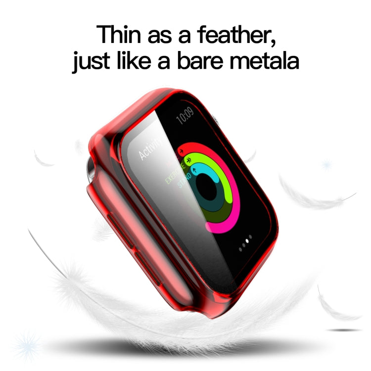 Translucent PC+Tempered Glass Watch Case For Apple Watch Series 3&2&1 38mm