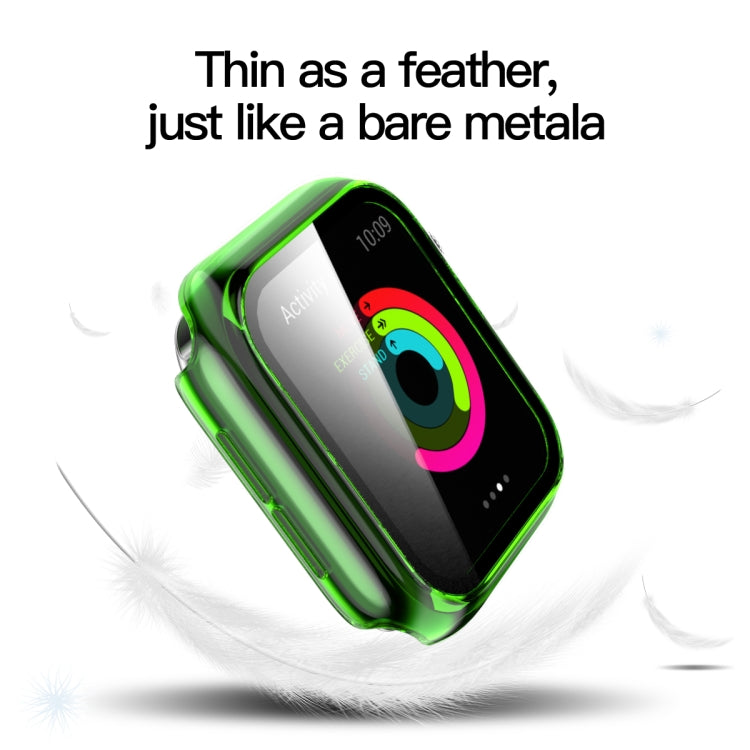 Translucent PC+Tempered Glass Watch Case For Apple Watch Series 3&2&1 38mm