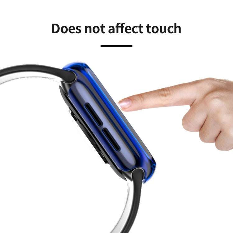 Translucent PC+Tempered Glass Watch Case For Apple Watch Series 3&2&1 42mm