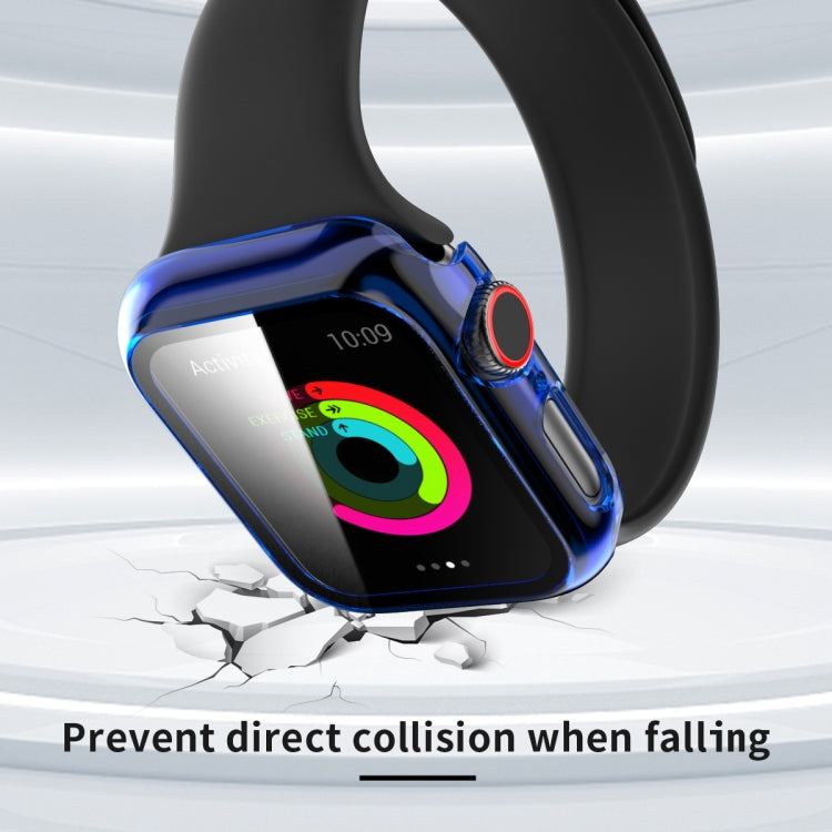 Translucent PC+Tempered Glass Watch Case For Apple Watch Series 3&2&1 42mm