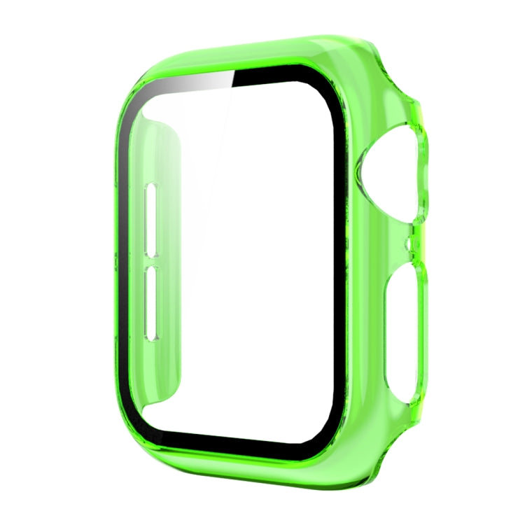 Translucent PC+Tempered Glass Watch Case For Apple Watch Series 3&2&1 42mm