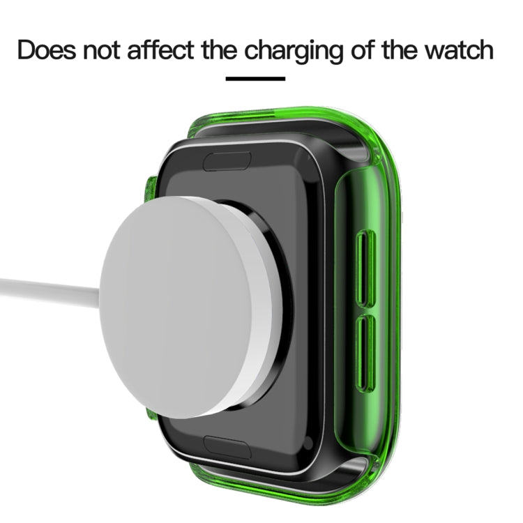 Translucent PC+Tempered Glass Watch Case For Apple Watch Series 3&2&1 42mm