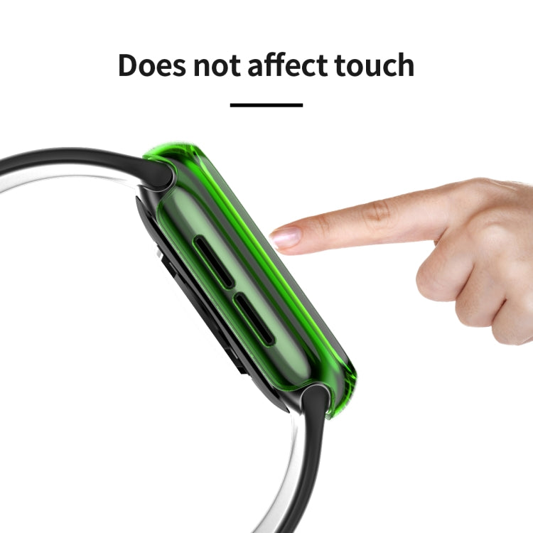 Translucent PC+Tempered Glass Watch Case For Apple Watch Series 3&2&1 42mm