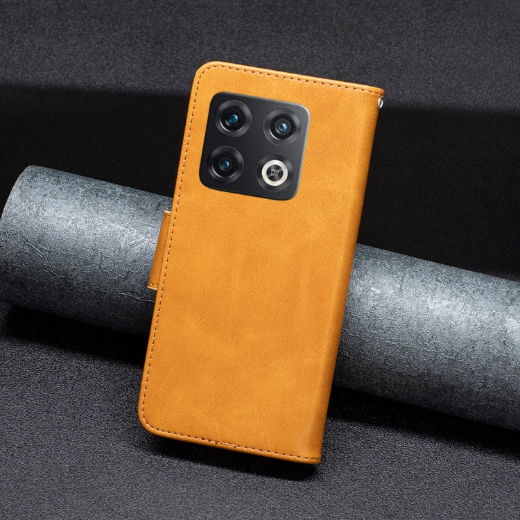 For OnePlus 10 Pro 5G Lambskin Texture Pure Color Leather Phone Case