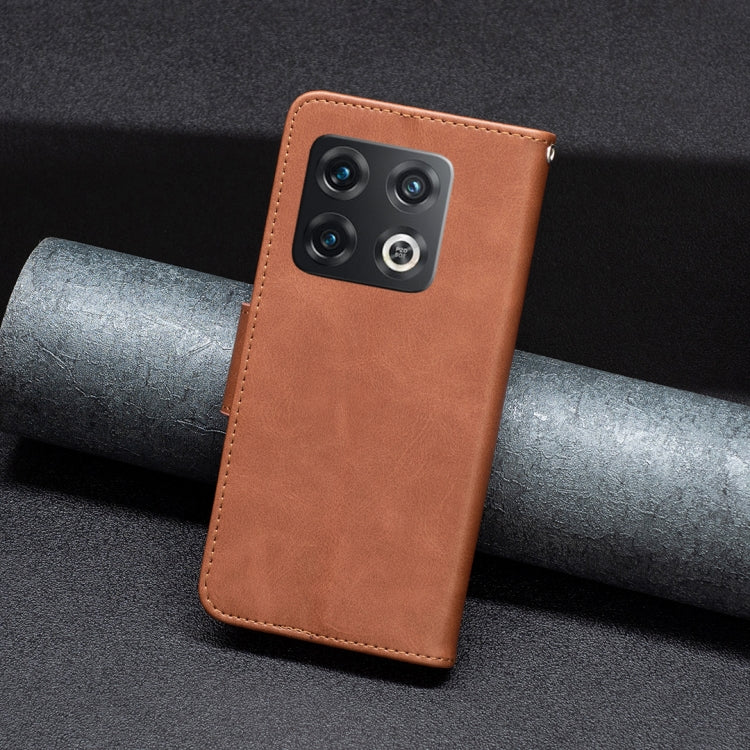 For OnePlus 10 Pro 5G Lambskin Texture Pure Color Leather Phone Case