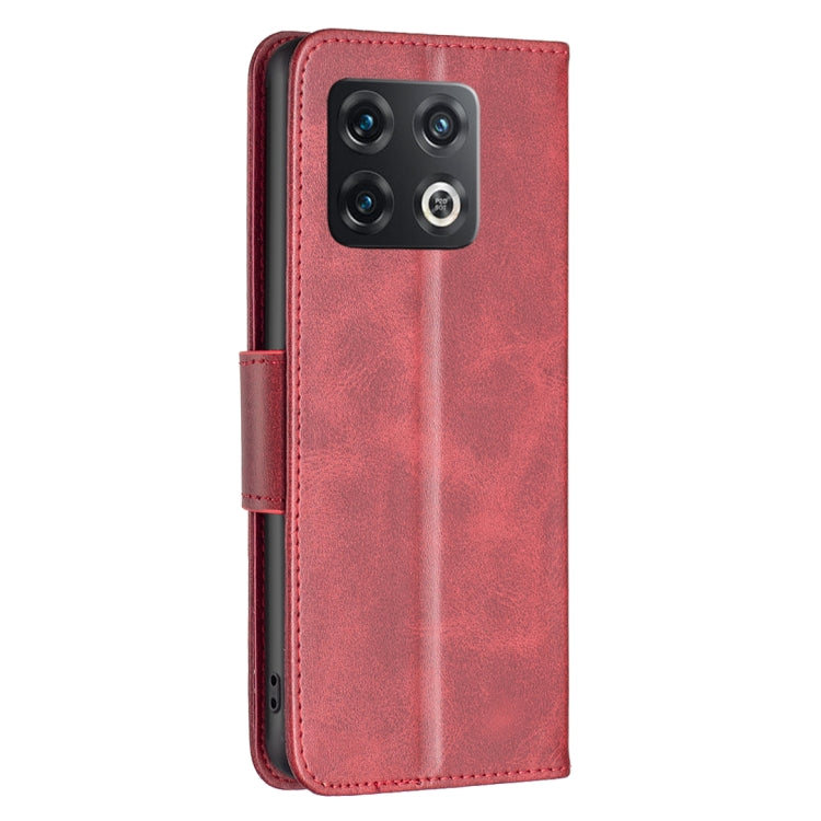 For OnePlus 10 Pro 5G Lambskin Texture Pure Color Leather Phone Case