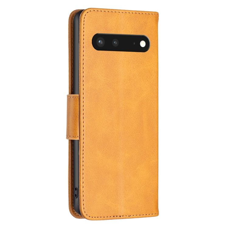 For Google Pixel 7 5G Lambskin Texture Pure Color Leather Phone Case