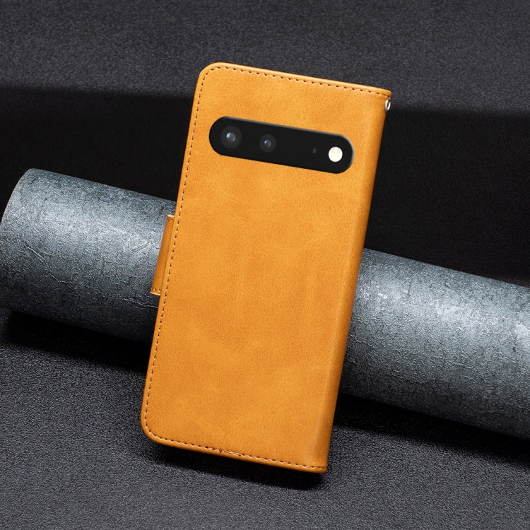 For Google Pixel 7 5G Lambskin Texture Pure Color Leather Phone Case