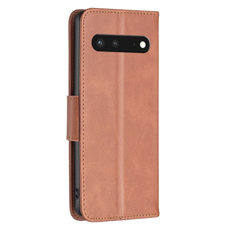 For Google Pixel 7 5G Lambskin Texture Pure Color Leather Phone Case