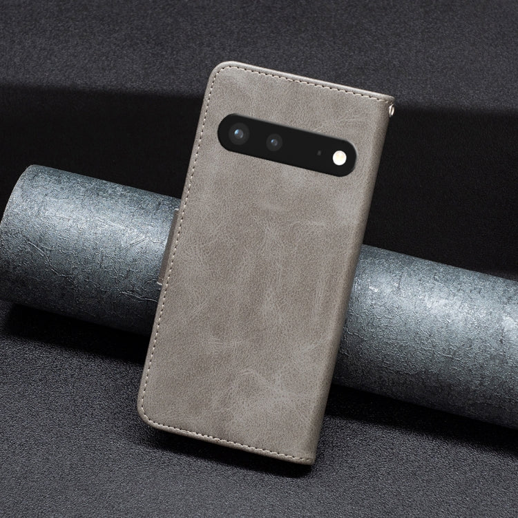 For Google Pixel 7 5G Lambskin Texture Pure Color Leather Phone Case