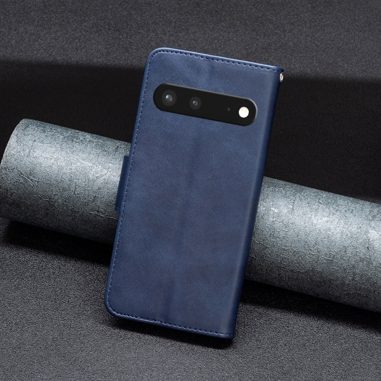 For Google Pixel 7 5G Lambskin Texture Pure Color Leather Phone Case