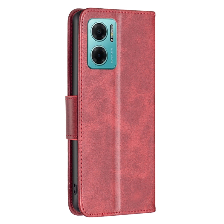 For Xiaomi Redmi 10 5G / Note 11E Lambskin Texture Pure Color Leather Phone Case
