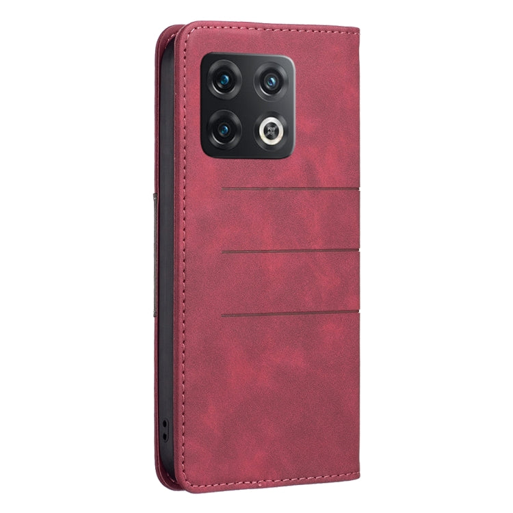 For OnePlus 10 Pro 5G Magnetic Splicing Leather Phone Case