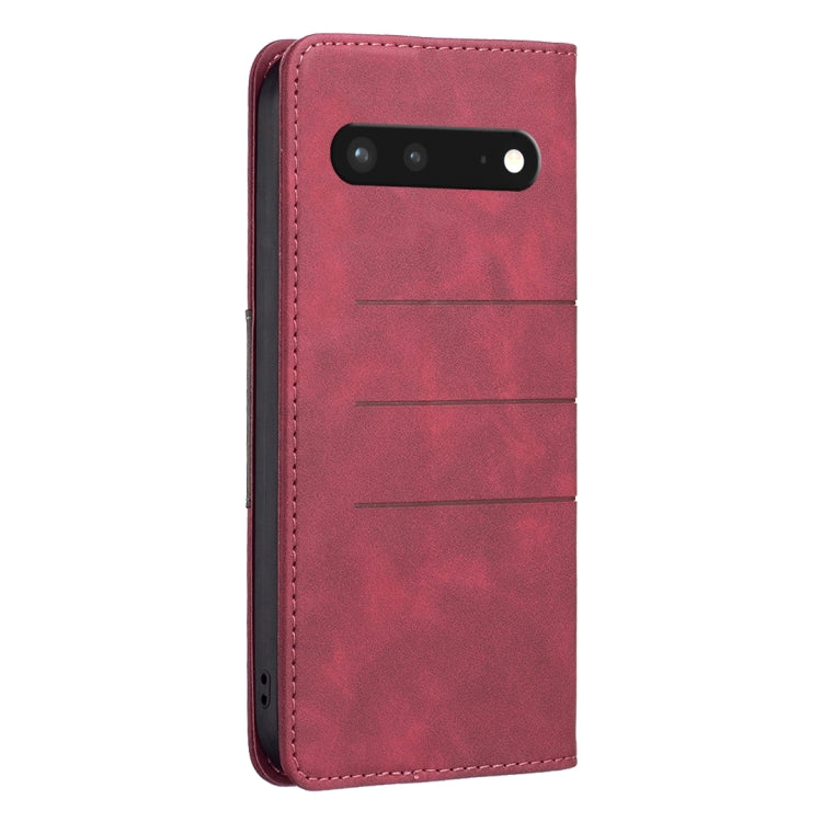 For Google Pixel 7 5G Magnetic Splicing Leather Phone Case