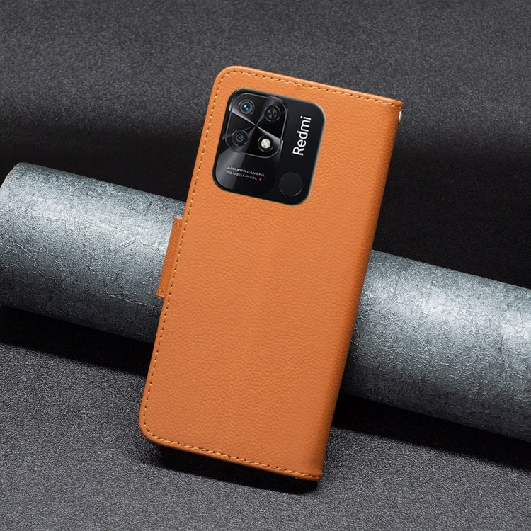 For Xiaomi Redmi 10C Litchi Texture Pure Color Leather Phone Case