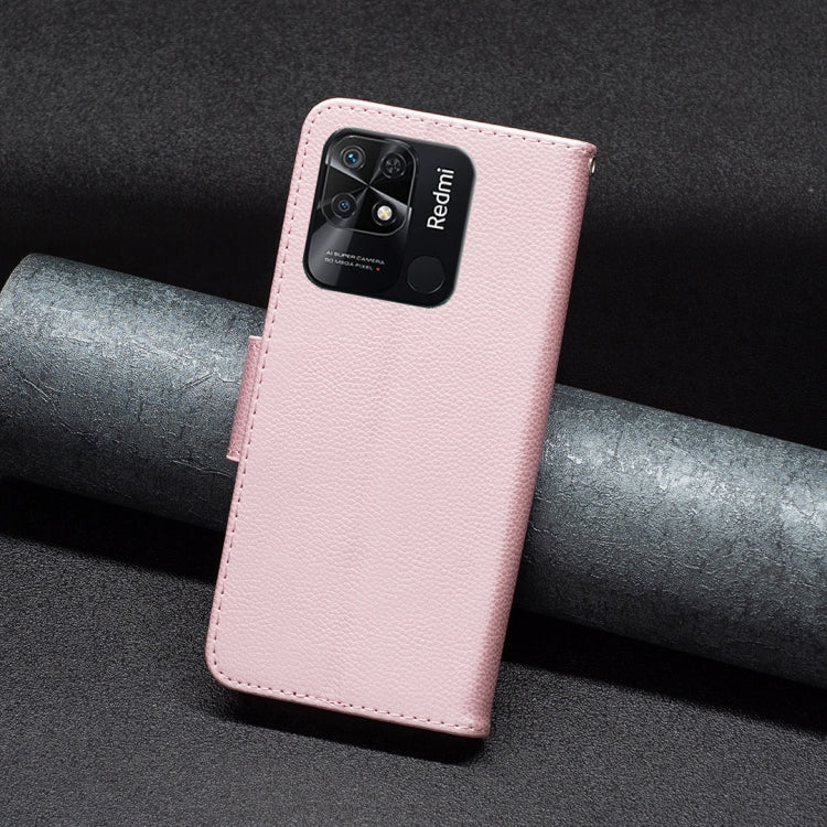 For Xiaomi Redmi 10C Litchi Texture Pure Color Leather Phone Case