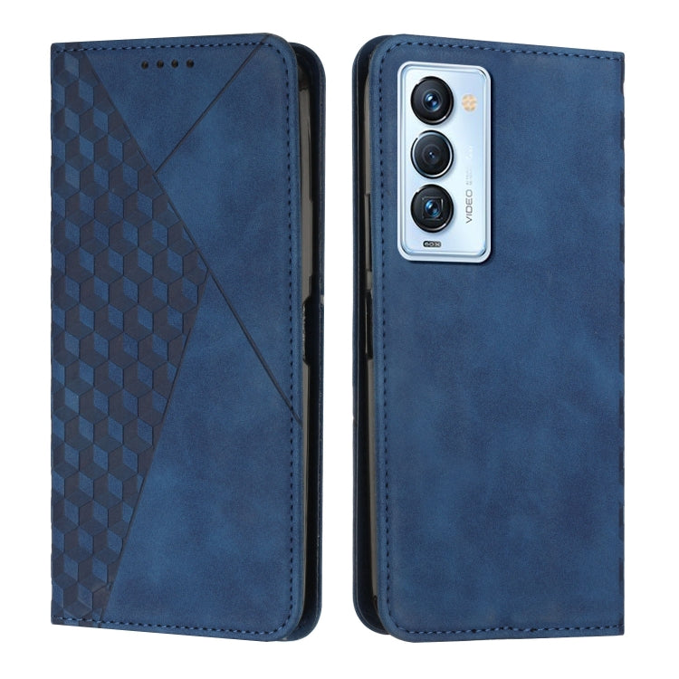 For Tecno Camon 18 Premier Diamond Splicing Skin Feel Magnetic Leather Phone Case