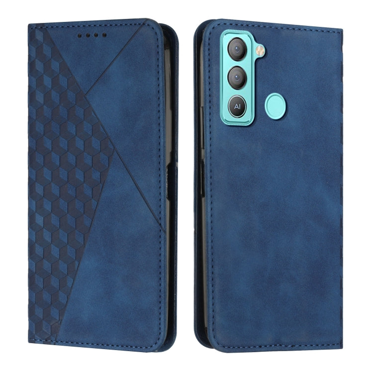 For Tecno POP 5 LTE Diamond Splicing Skin Feel Magnetic Leather Phone Case