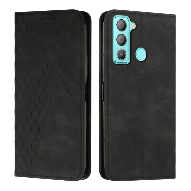 For Tecno POP 5 LTE Diamond Splicing Skin Feel Magnetic Leather Phone Case