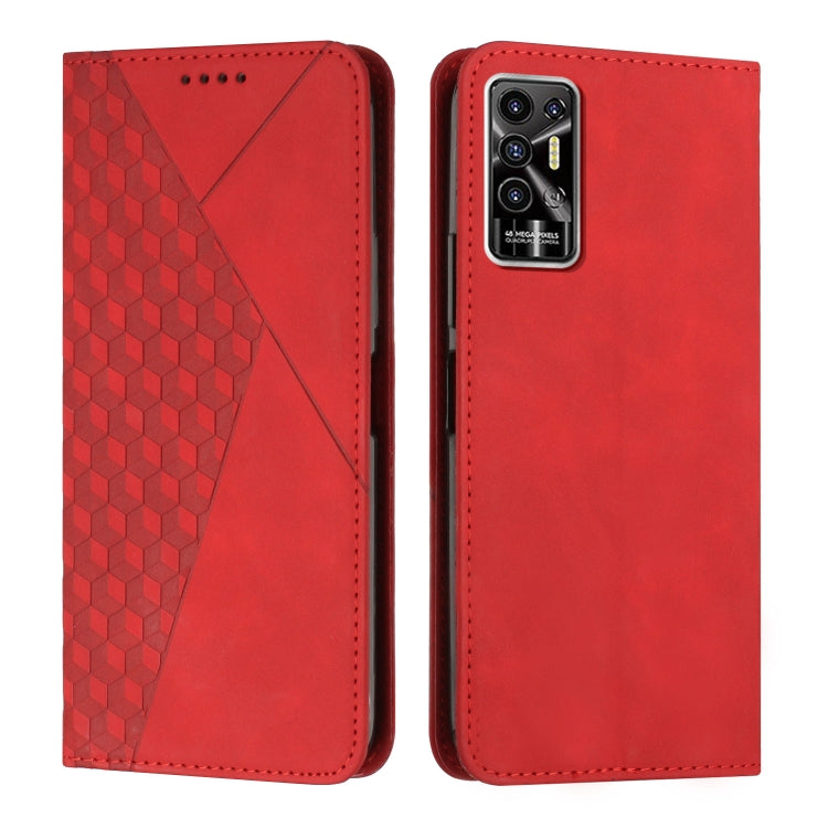 For Tecno Pova 2 Diamond Splicing Skin Feel Magnetic Leather Phone Case