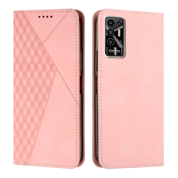 For Tecno Pova 2 Diamond Splicing Skin Feel Magnetic Leather Phone Case