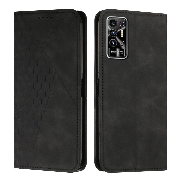For Tecno Pova 2 Diamond Splicing Skin Feel Magnetic Leather Phone Case