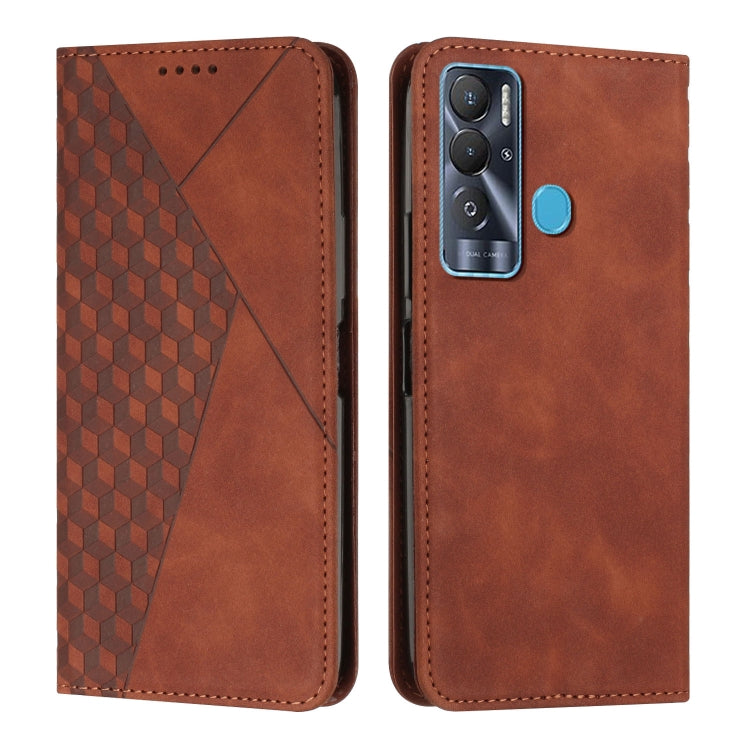 For Tecno Pova Neo Diamond Splicing Skin Feel Magnetic Leather Phone Case