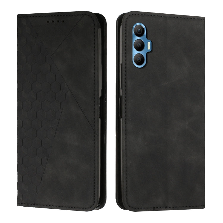 For Tecno Spark 8P Diamond Splicing Skin Feel Magnetic Leather Phone Case