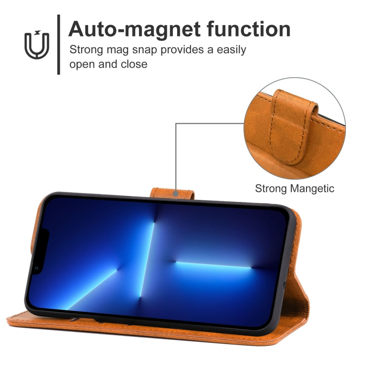 For iPhone 14 Pro Leather Phone Case