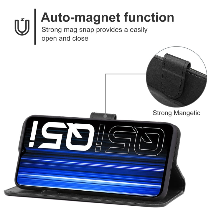 Leather Phone Case For OPPO Realme Q5i