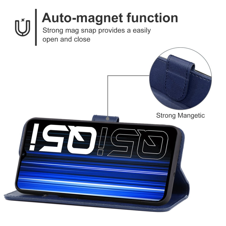 Leather Phone Case For OPPO Realme Q5i