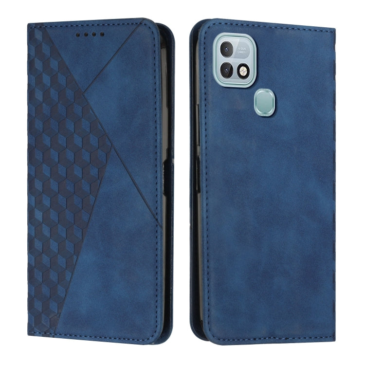 For Infinix Hot 10i Diamond Splicing Skin Feel Magnetic Leather Phone Case