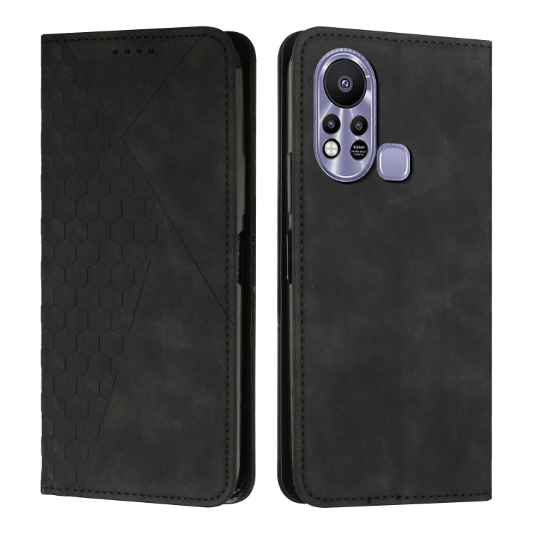 For Infinix Hot 11S Diamond Splicing Skin Feel Magnetic Leather Phone Case