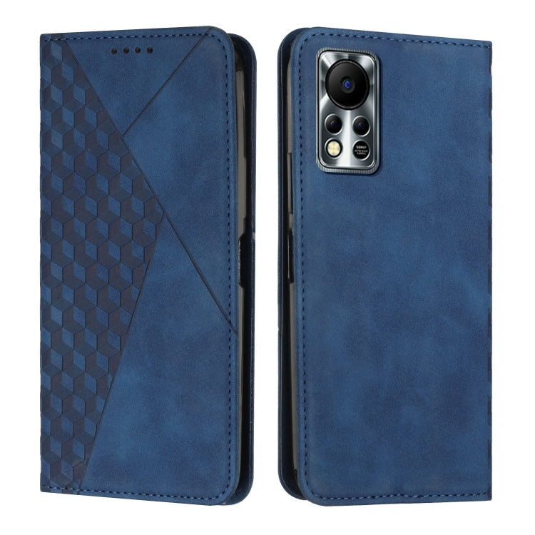 For Infinix Hot 11S NFC Diamond Splicing Skin Feel Magnetic Leather Phone Case