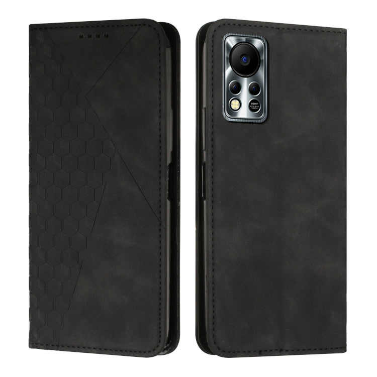 For Infinix Hot 11S NFC Diamond Splicing Skin Feel Magnetic Leather Phone Case
