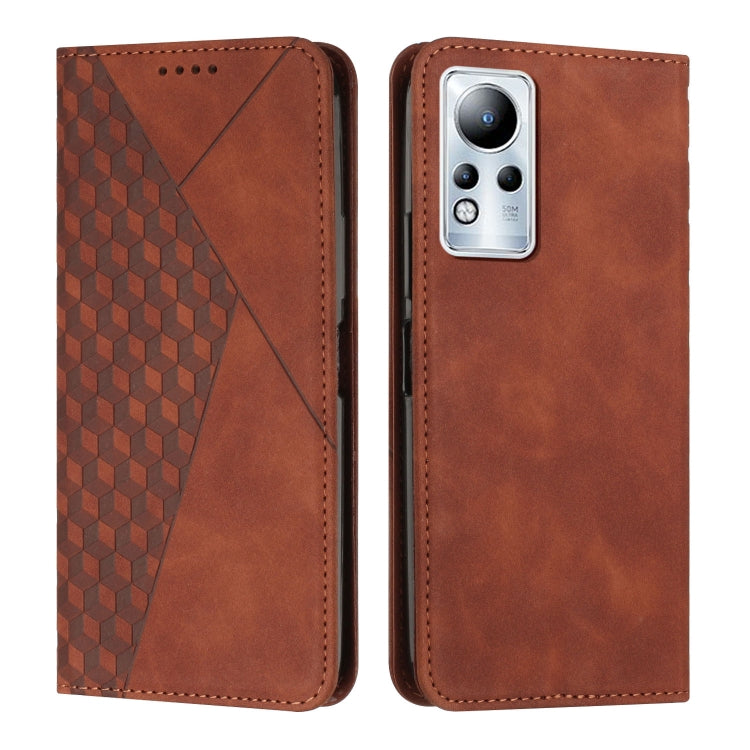 For Infinix Note 11 Diamond Splicing Skin Feel Magnetic Leather Phone Case