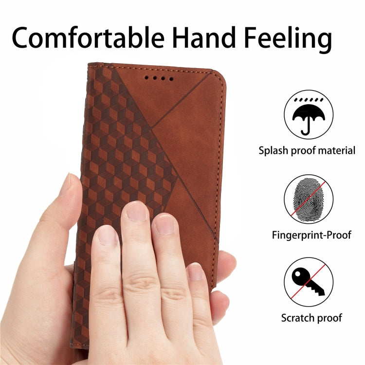 For Infinix Note 11 Diamond Splicing Skin Feel Magnetic Leather Phone Case