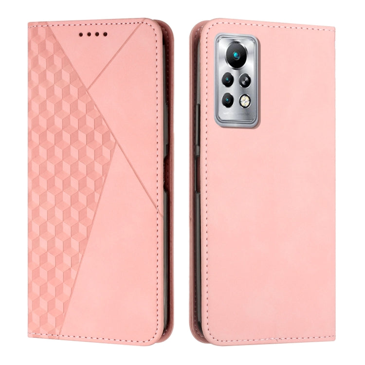 For Infinix Note 11 Pro / 11S Diamond Splicing Skin Feel Magnetic Leather Phone Case