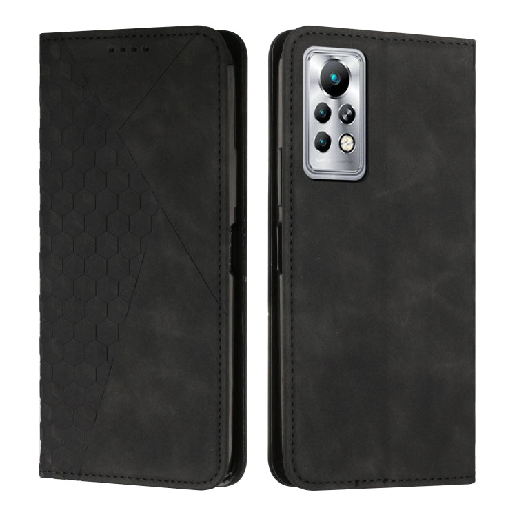 For Infinix Note 11 Pro / 11S Diamond Splicing Skin Feel Magnetic Leather Phone Case